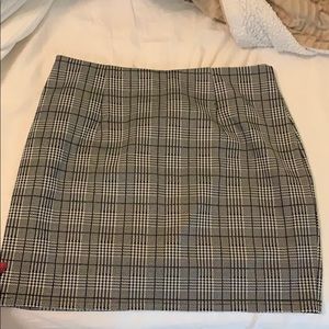 plaid skirt